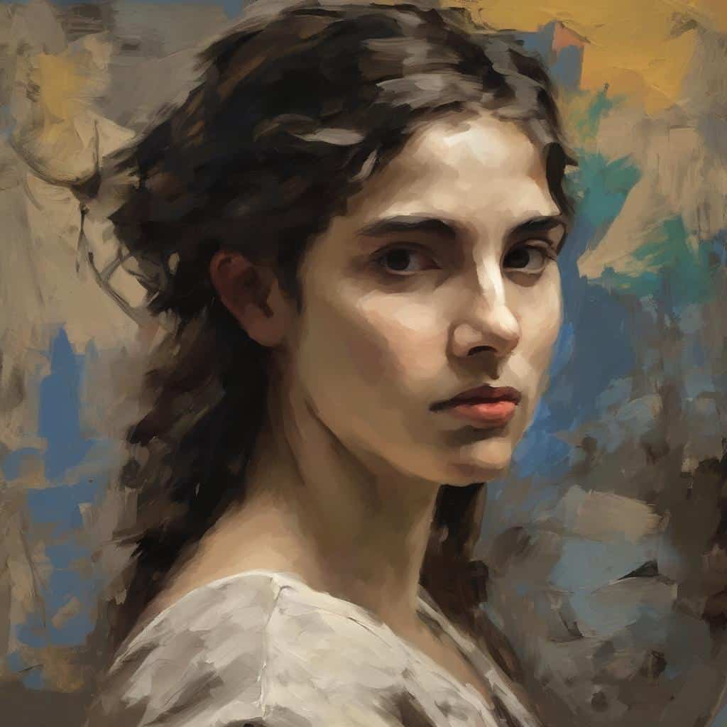 Ανθρώπινο πορτρέτο σε ζωγράφο στυλ, έμπνευση από διάσημες καλλιτεχνικές δημιουργίες.